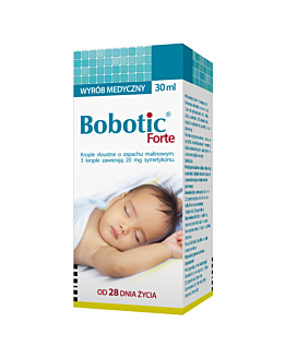 Bobotic Forte, Krople doustne o zapachu malinowym, Dla dzieci od 28. dnia życia