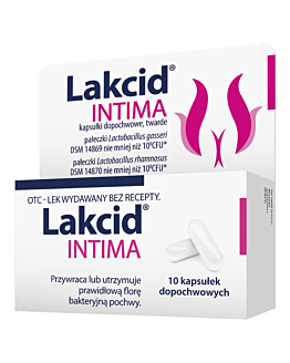 Lakcid Intima, Kapsułki dopochwowe