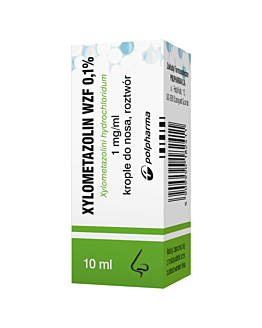 Xylometazolin WZF 0.1% Krople do nosa