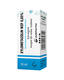 Xylometazolin WZF 0.05% Krople do nosa 