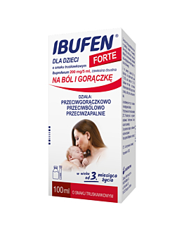 Ibufen dla dzieci Forte sm.truskawka 100 ml