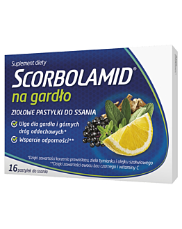 Scorbolamid Na Gardło, Tabletki do ssania