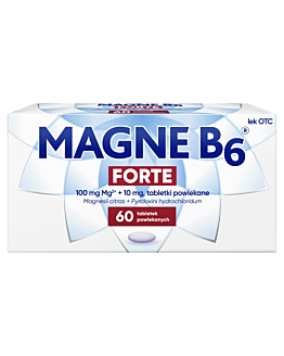 Magne B6 Forte 100mg+10mg, 60 tabl. powl.