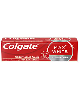 Colgate Max White Luminous Wybielająca pasta do zebów z fluorem 