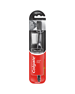 Colgate Slim Soft Charcoal Szczoteczka do zębów, Miękka