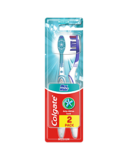 Colgate Max White Spazzolino da denti Medium 2 pz