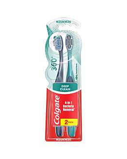 Colgate Spazzolino 360 Medio Duopack 2 pz