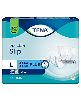 Tena Slip ProSkin Plus, Pieluchomajtki dla dorosłych, 92-144cm, Large