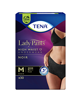 Tena Lady Pants Plus, Majtki chłonne dla kobiet, Kolor Noir, Medium