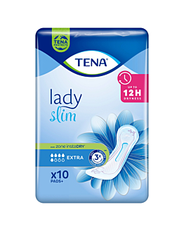 Tena Lady Slim Extra, Podpaski na nietrzymanie moczu, 10 Sztuk