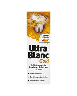 Ultrablanc Gold pasta do zębów wybielająca z dodatkiem 24k złota
