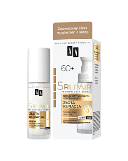 AA Technologia Wieku 5Repair 60+ Złota Kuracja Serum liftingująco-ujędrniające