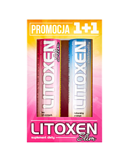 Litoxen Slim Zestaw 20 + 20 Tabletek Musujących