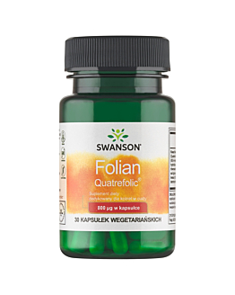 Swanson Folian Quatrefolic 800 mcg Kapsułki, 30 szt.