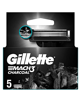 Gillette Mach3 Charcoal Wkłady 5 szt.