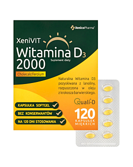 Xenivit Witamina D 2000 IU, Kapsułki
