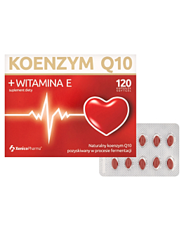 Xenico Koenzym Q10 + Witamina E 120 Kapsułek