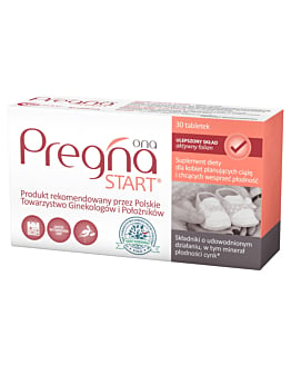 Pregna Start, Suplement diety dla kobiet planujących ciążę, Tabletki