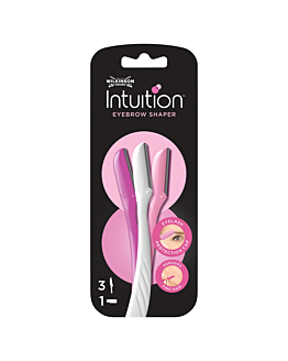 Wilkinson Intuition Perfect Finish maszynki do brwi i twarzy, 3 sztuki