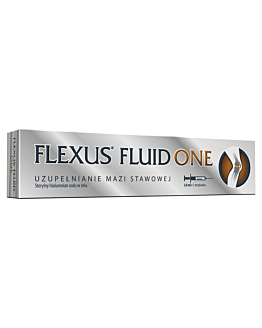 Flexus Fluid One 0,02 g/ml, Roztwór hialuronianu sodu do wstrzyknięć dostawowych, Ampułkostrzykawka