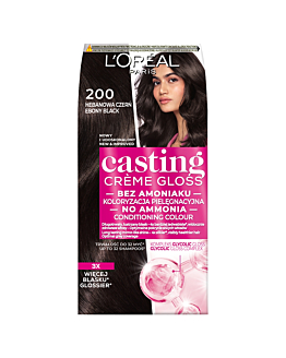 Casting Creme Gloss Farba do włosów 200 Hebanowa Czerń