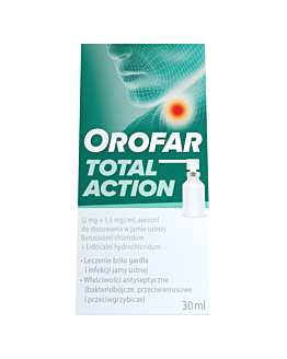 Orofar Total Action Aerozol, 30 ml