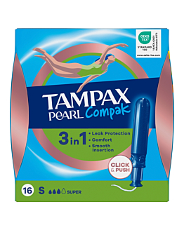 Tampax Compak Pearl Super, Tampony
