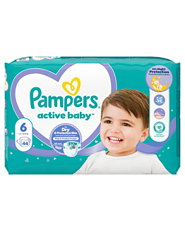 Pampers Active Baby Pieluchy (6) Extra Large, 44 szt.