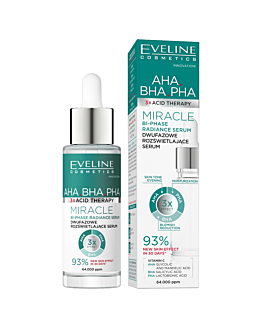 Eveline 3xAcid Therapy AHA BHA PHA Dwufazowe serum do twarzy, 30 ml