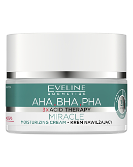 Eveline 3xAcid Therapy AHA BHA PHA Krem nawilżający do twarzy, 50 ml
