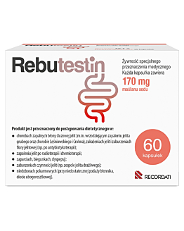 Rebutestin Forte, 170 mg maślanu sodu, Kapsułki