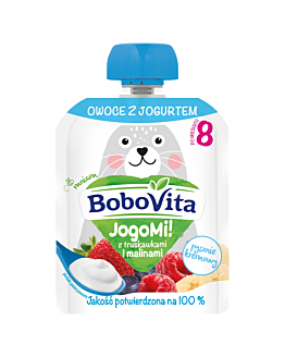 Bobovita Jogomi! Mus z truskawkami i malinami