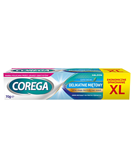 Corega Super Mocny krem mocujący do protez żebowych delikatnie miętowy 70 g
