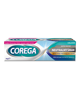 Corega Super Mocny Neutralny Smak, Krem mocujący do protez