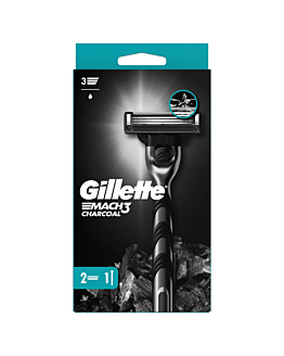 Gillette Mach3 Charcoal Maszynka + 2 wkłady
