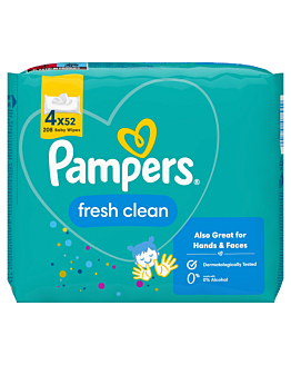 Pampers Salviettine Fresh Clean  208 pz