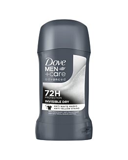 Dove Men+ Care Deo Stick Advanced Invisible Dry, Dezodorant w sztyfcie