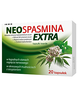 Neospazmina (Extraspasmina) lek uspokajający, 20 kaps.