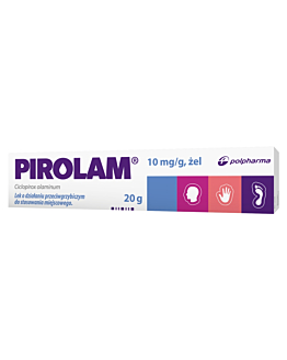 Pirolam 1% lek na grzybicę skóry żel