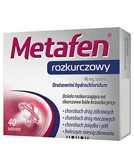 Metafen rozkurczowy 40 mg 40 tabl.