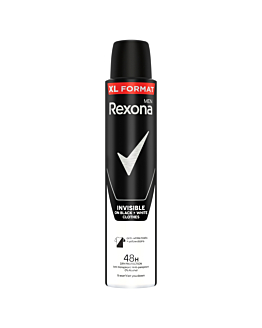 Rexona Men Antyperspirant w sprayu, Invisible Black&White semi-compressed