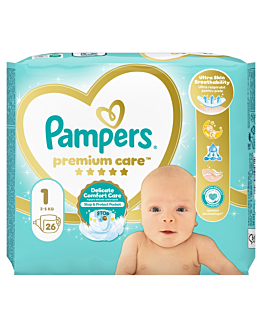 Pampers Premium Care Pieluchy (1) Newborn, 26 szt.