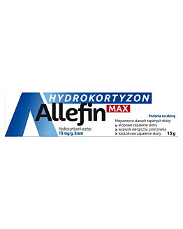 Allefin Hydrokortyzon  Max 10 mg/g Krem 15 g