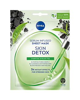 Nivea Skin Detox Maschera in Tessuto con Siero Detossinante