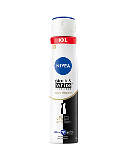 Nivea Deo Spray Black&White Silky Smooth 250 ml