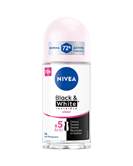 Nivea Deo Roll-On Black&White Clear 50 ml