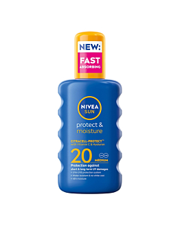 Nivea Sun Nawilżający Balsam w sprayu do opalania SPF 20 