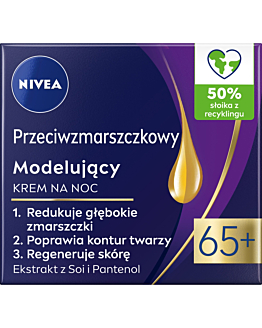 Nivea Crema Antirughe + Rimodellante Notte 65+ 50 ml
