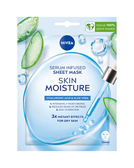 Nivea Moisture Maska w płachcie z serum nawilżającym 