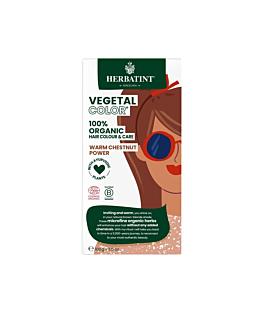 Herbatint Vegetal Color Bio Henna w Mikropudrze Ciepły Brąz, 100 g
